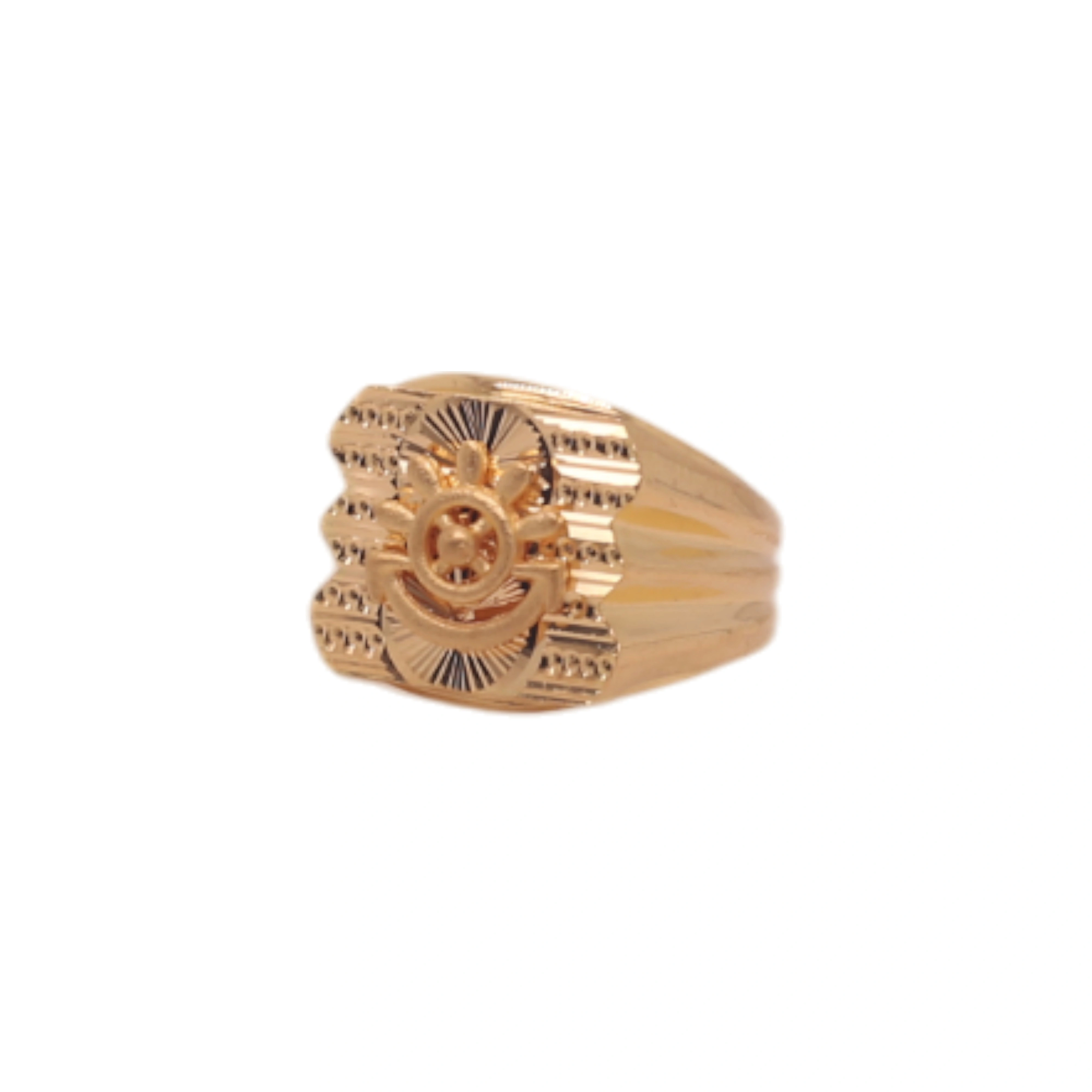 The GGR020220488 Gold Gents Ring