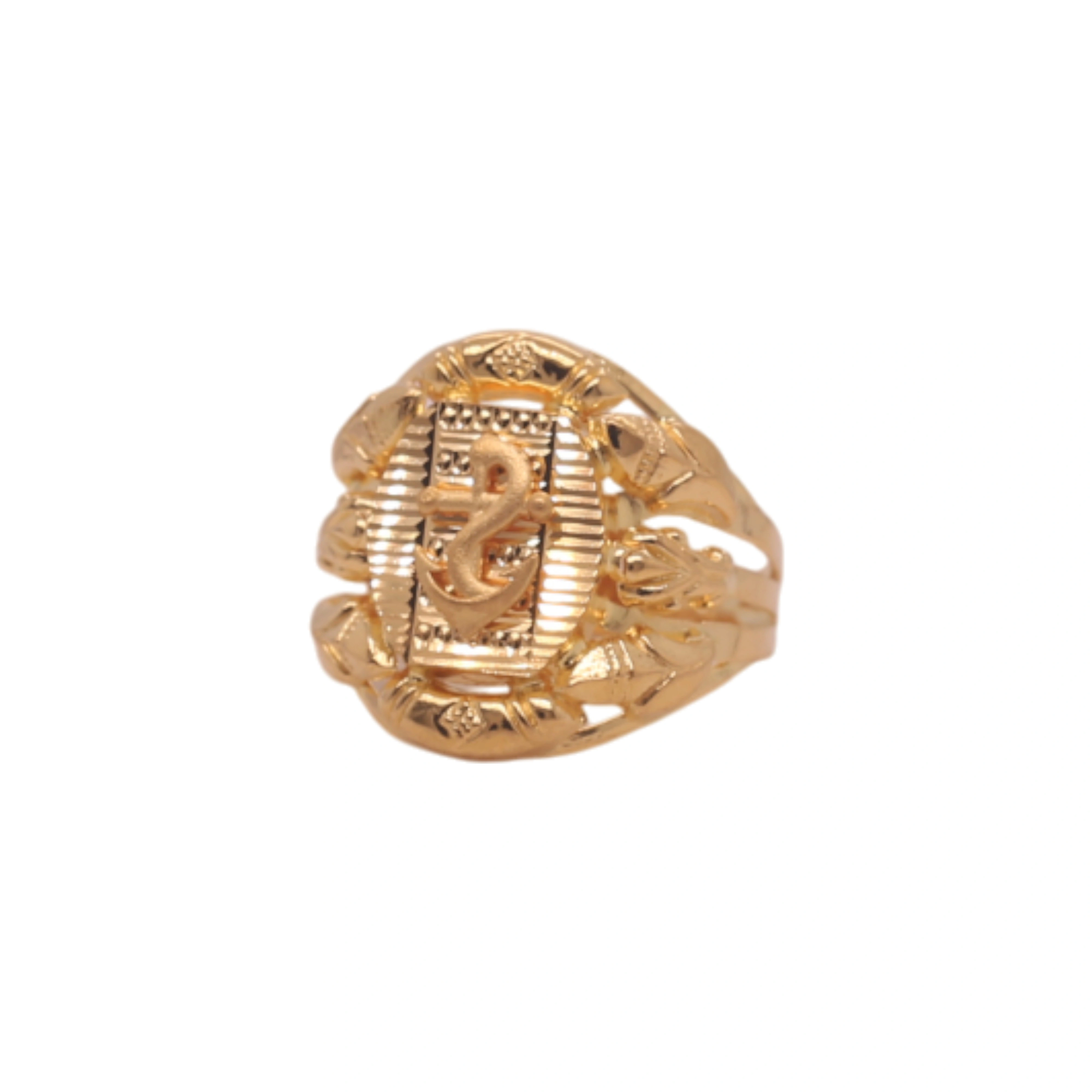 The GGR020220485 Gold Gents Ring