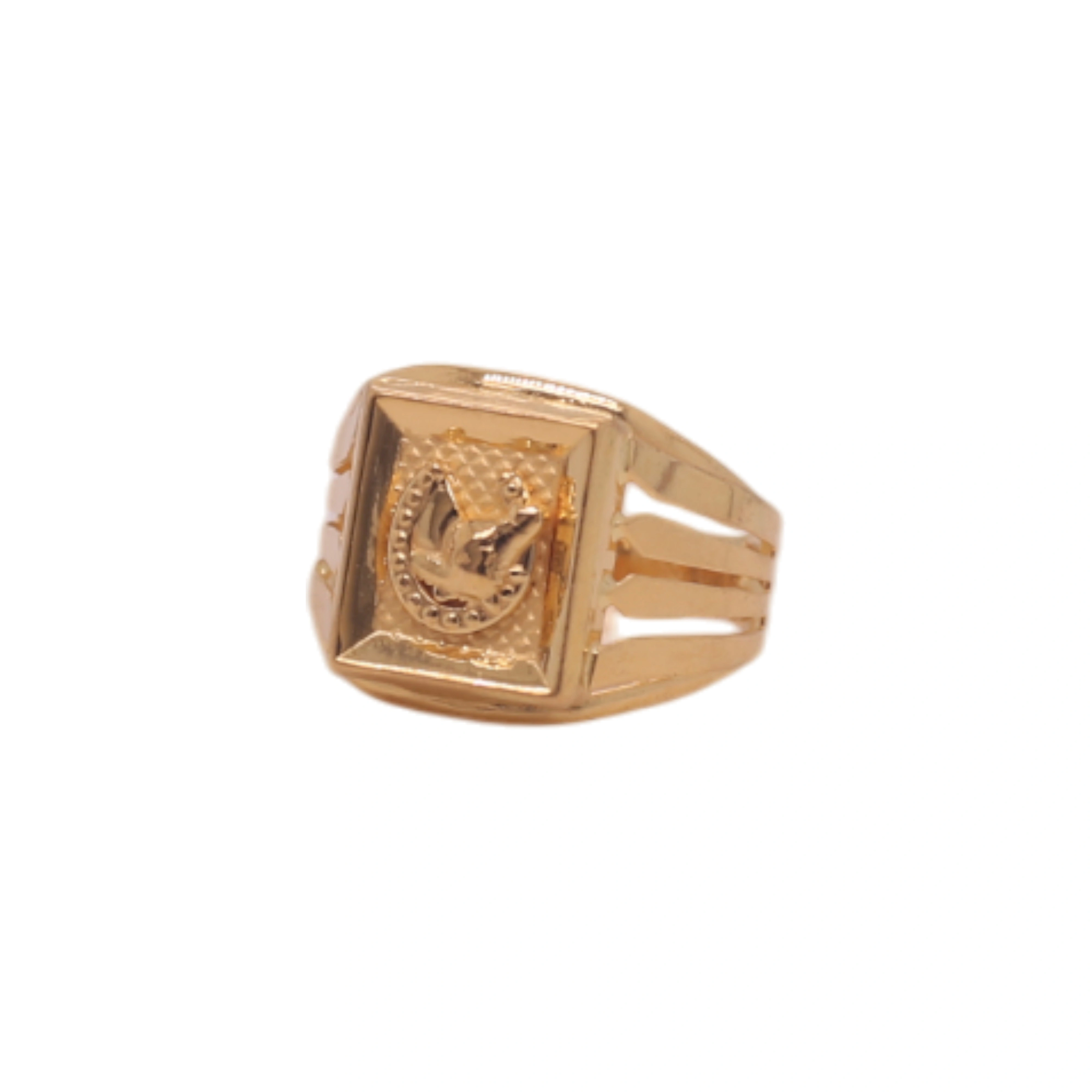 The GGR020220460 Gold Gents Ring