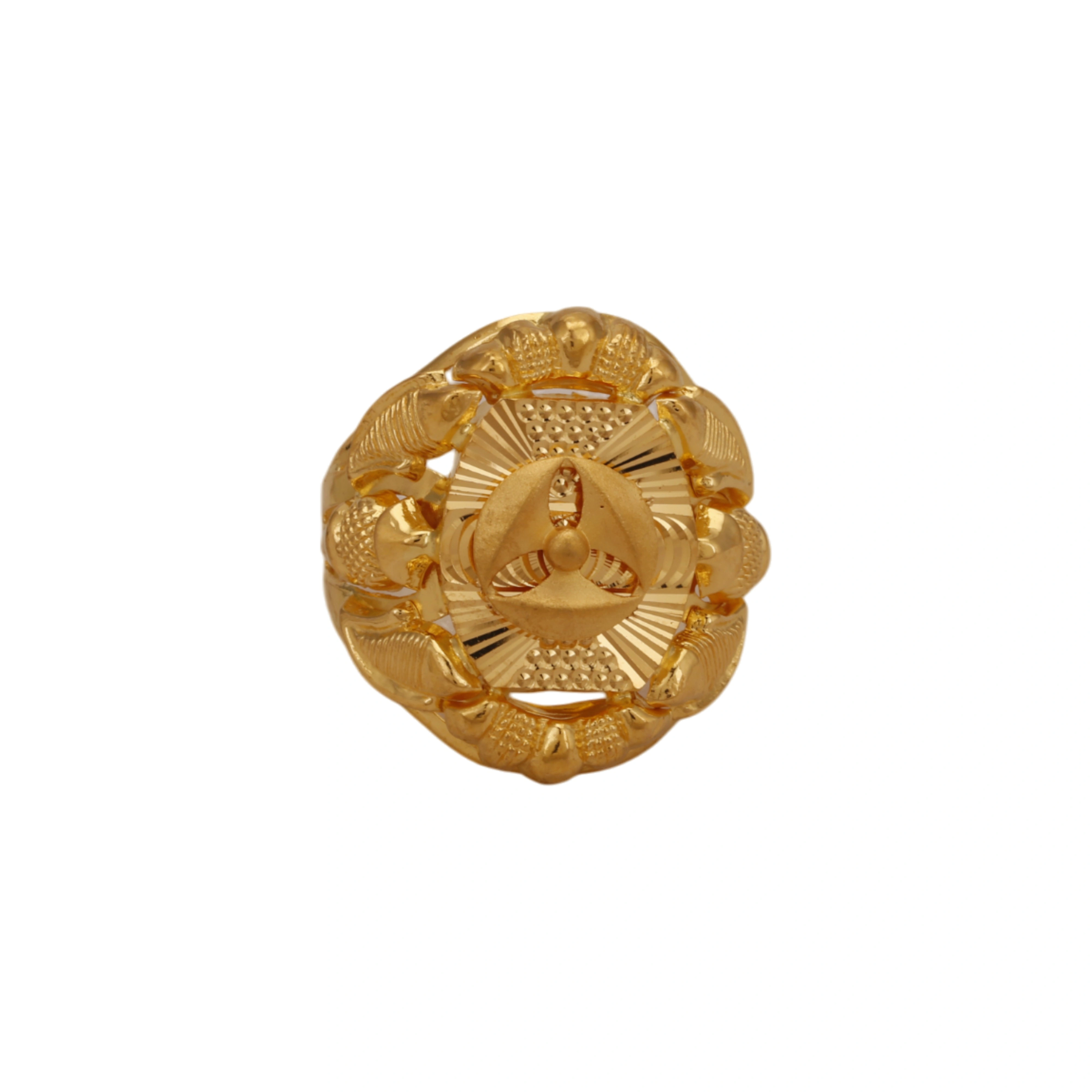 The GGR020220366 Gold Gents Ring