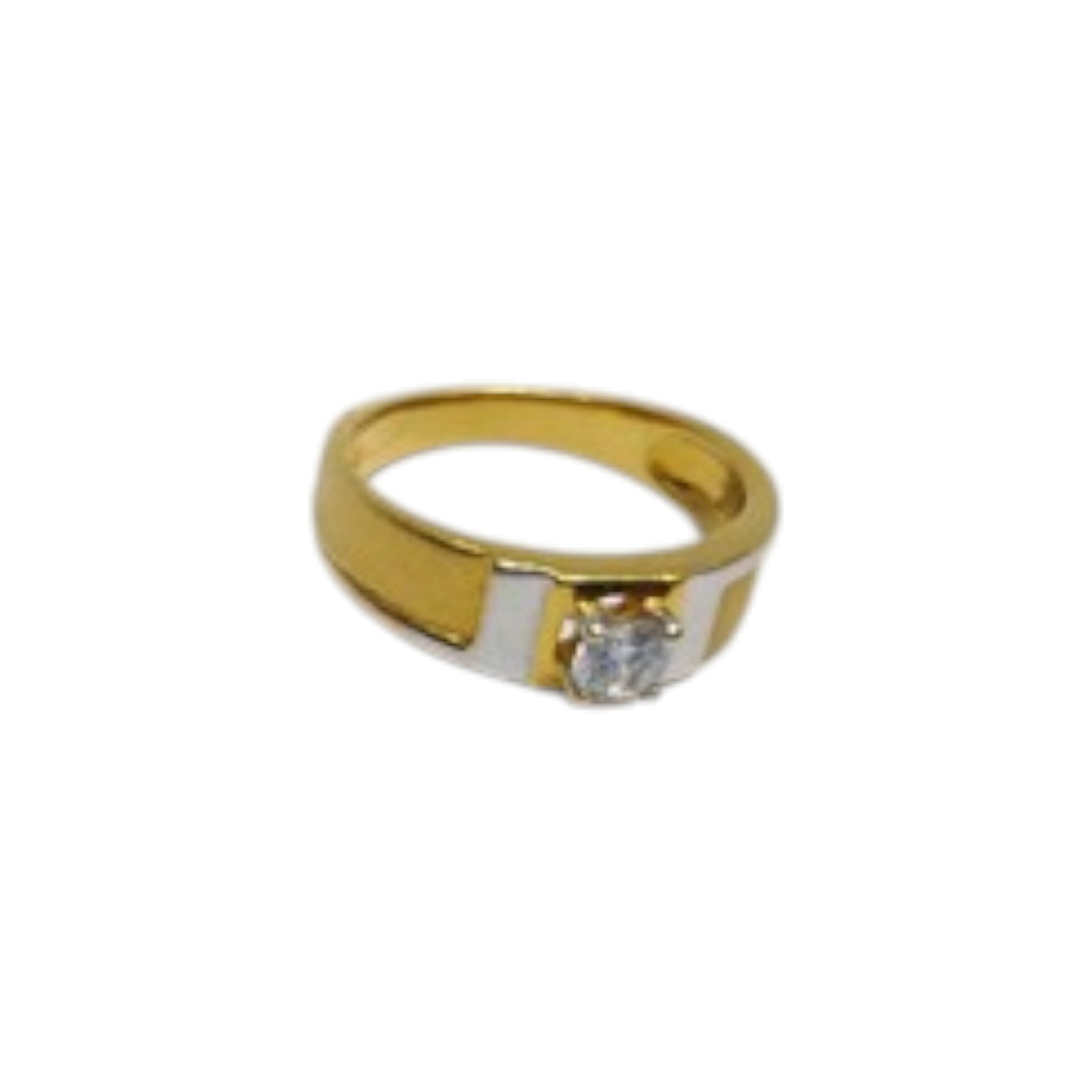 The GGR00420081 Gold Gents Ring