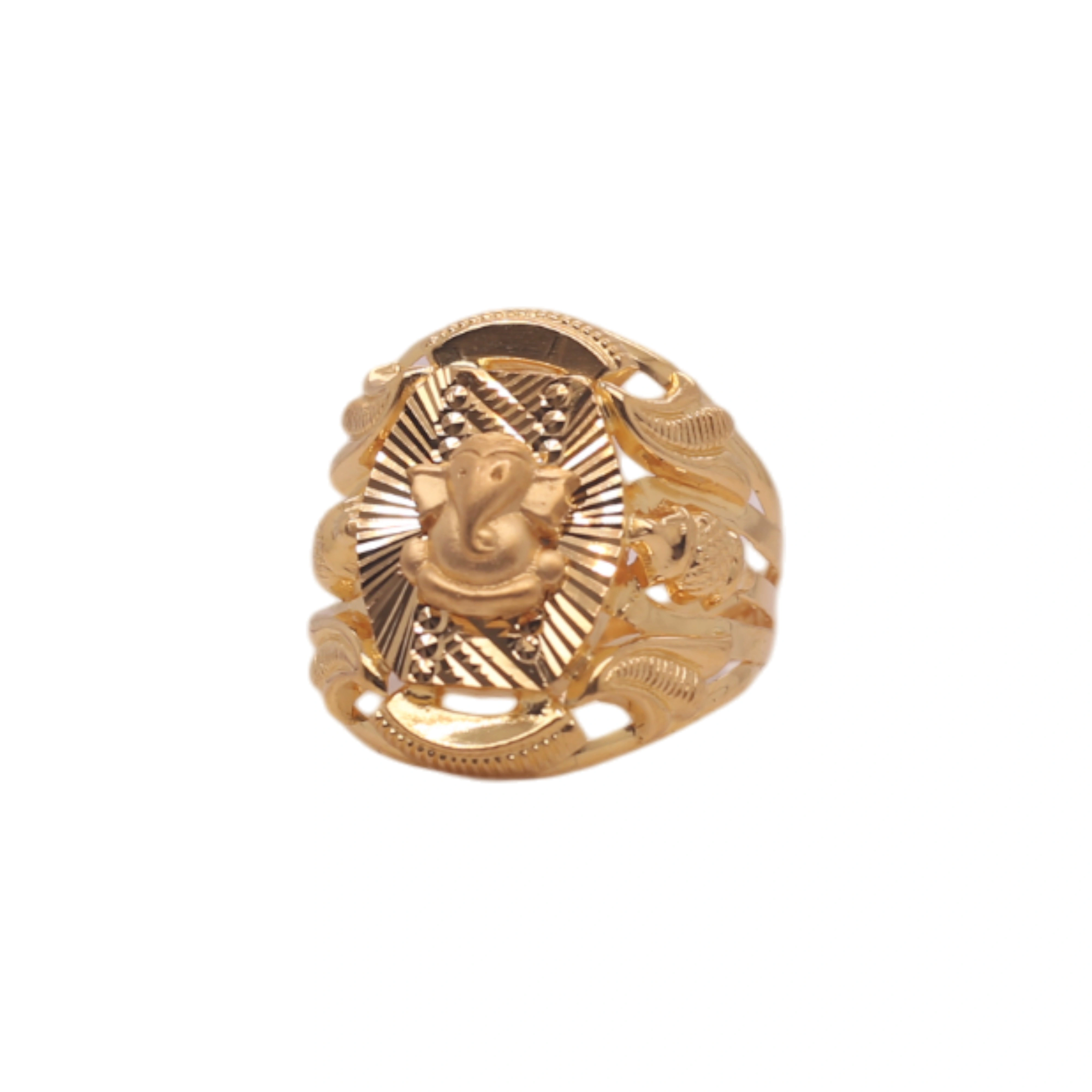 The GGR020220337 Gold Gents Ring
