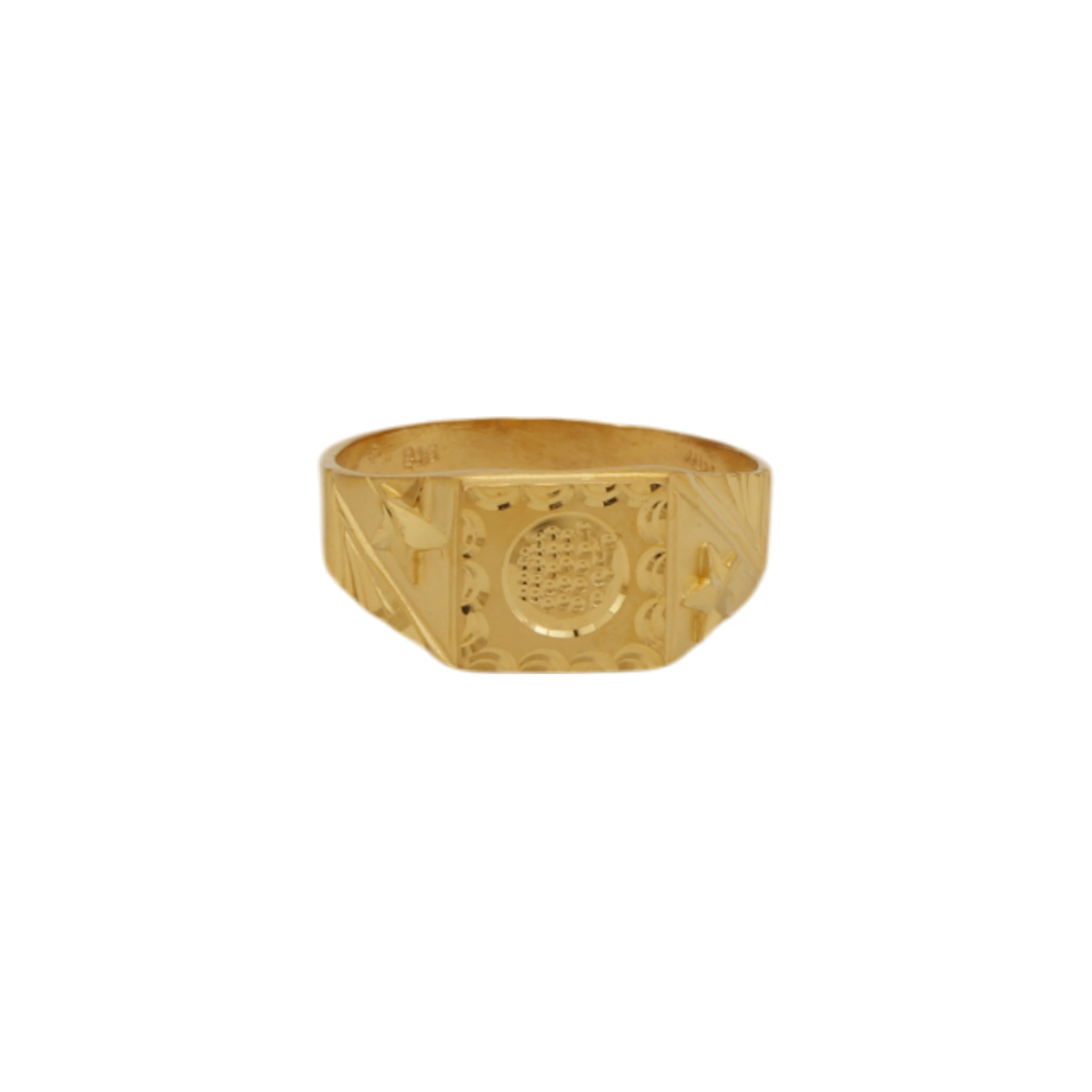 The GGR003210843 Gold Gents Ring