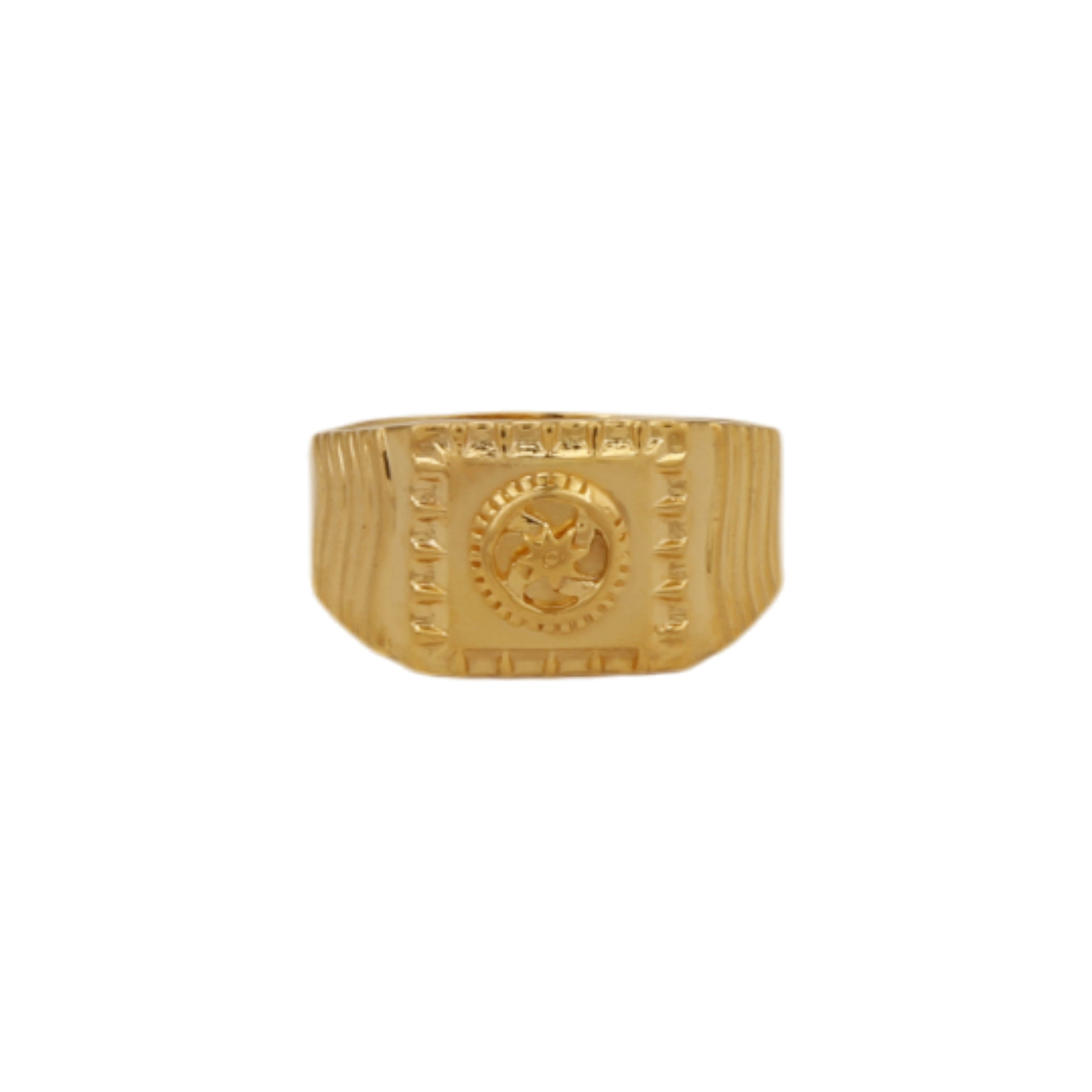 The GGR003210833 Gold Gents Ring